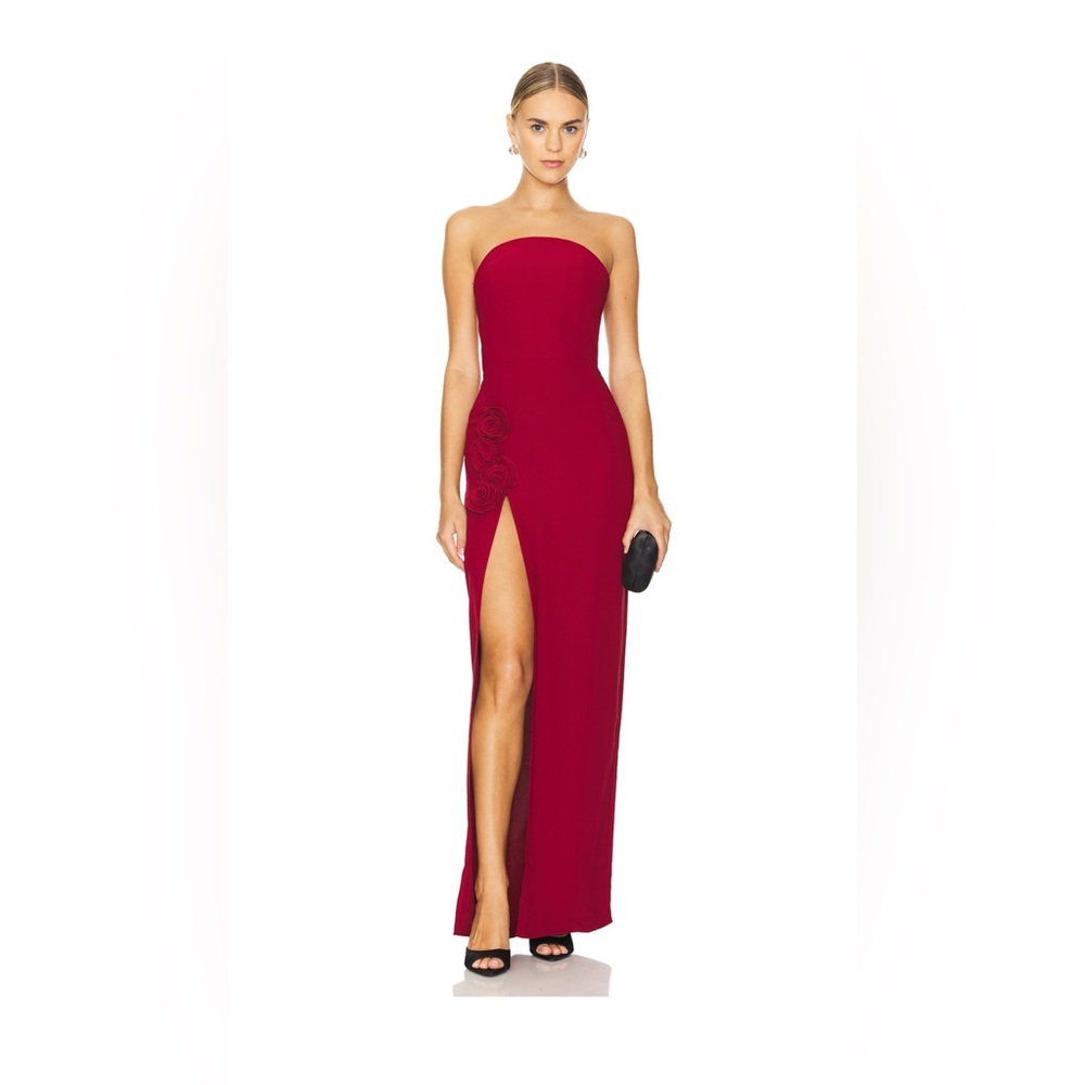 Amanda Uprichard X Revolve | Wolfe Dress in Carnelian | Size S